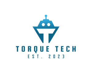 Tech Tank Robot logo design