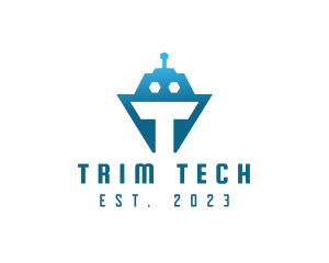 Tech Tank Robot logo design