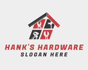 House Hardware Tools logo design