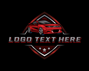 Car Racing - Car Auto Detailing logo design