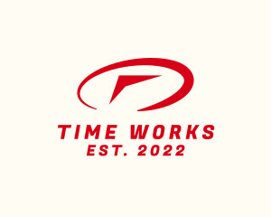 Time - Stopwatch Clock Time logo design