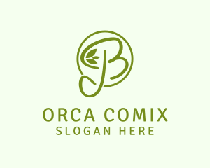 Natural Organic Business Logo