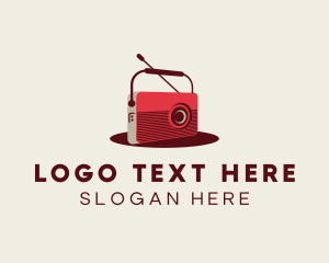 Retro - Retro Radio Broadcast logo design