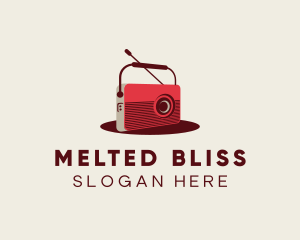 Retro Radio Broadcast logo design