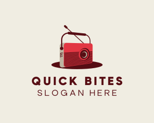 Retro Radio Broadcast logo design