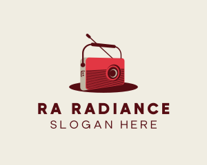 Retro Radio Broadcast logo design