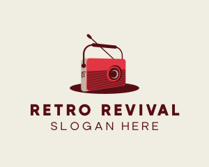 Retro - Retro Radio Broadcast logo design