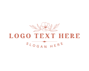 Event Planner - Floral Beauty Spa logo design