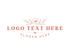 Herb - Floral Beauty Spa logo design