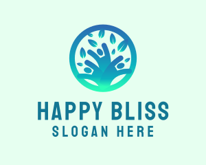 Happy Community Tree logo design