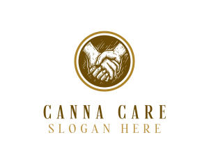 Support Hand Care logo design