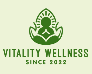 Organic Yoga Wellness  logo design