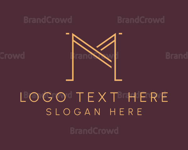 Elegant Modern Letter M Logo
