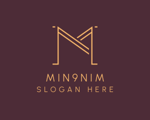 Firm - Elegant Modern Letter M logo design