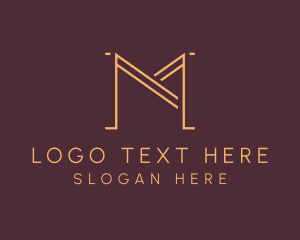 Sophisticated - Elegant Modern Letter M logo design