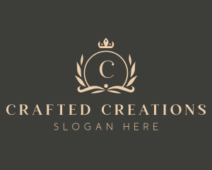 Bespoke - Elegant Boutique Crown Crest logo design