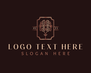 Bouquet - Flower Bouquet Garden logo design