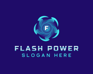 Lightning Bolt Power logo design