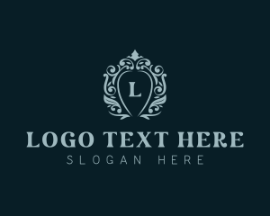 Wreath - Regal Hotel Shield logo design
