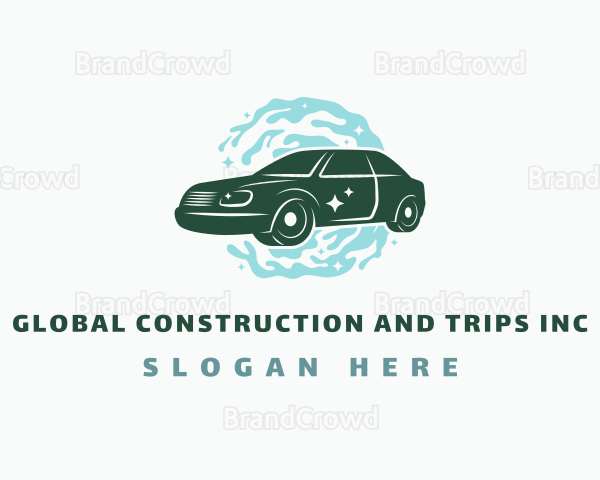 Clean Sedan Car Logo