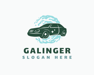 Clean Sedan Car Logo