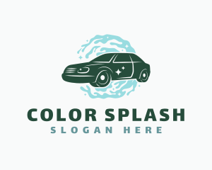 Clean Sedan Car logo design