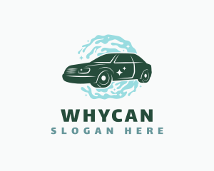 Clean Sedan Car logo design