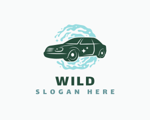 Splash - Clean Sedan Car logo design