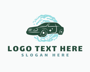 Car Service - Clean Sedan Car logo design