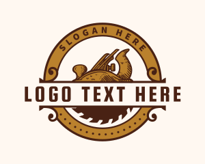 Industrial - Carpentry Lumberjack Woodwork logo design