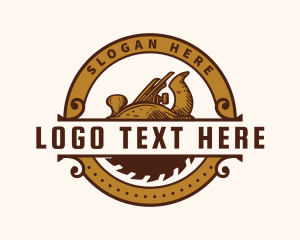Log - Carpentry Lumberjack Woodwork logo design