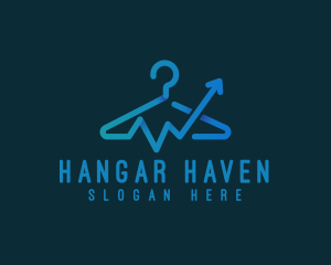 Hanger - Retail Arrow Hanger logo design