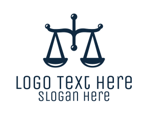 Politics - Attorney Legal Law Firm Scales logo design