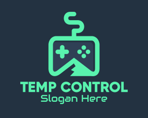 Green Mountain Gamepad logo design