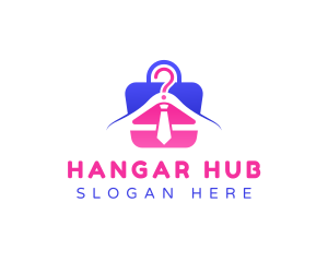 Hanger - Shopping Clothing Hanger logo design