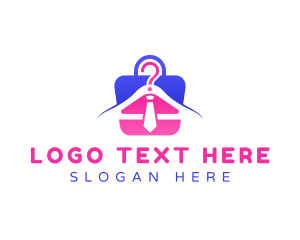 Stall - Shopping Clothing Hanger logo design