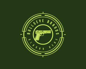 Target - Military Gun Target logo design
