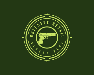 Target - Military Gun Target logo design