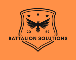 Army Eagle Shield logo design