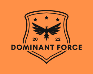 Army Eagle Shield logo design