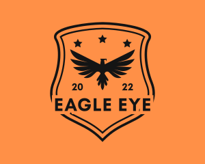 Army Eagle Shield logo design