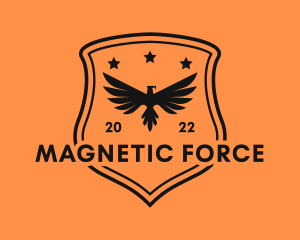 Army Eagle Shield logo design