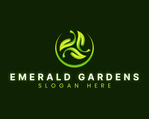 Landscaping Leaf Garden logo design