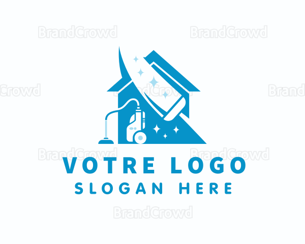 Clean Vacuum Housekeeping Logo