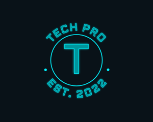 Program - Technology Program Neon logo design