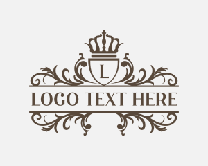 Upscale - Elegant Regal Shield logo design