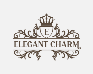 Elegant Regal Shield logo design