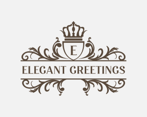 Elegant Regal Shield logo design