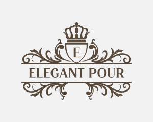 Elegant Regal Shield logo design