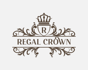 Elegant Regal Shield logo design